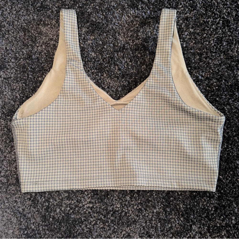 Offline by Aerie Bra - Green Black - Size L - Picture 2 of 7
